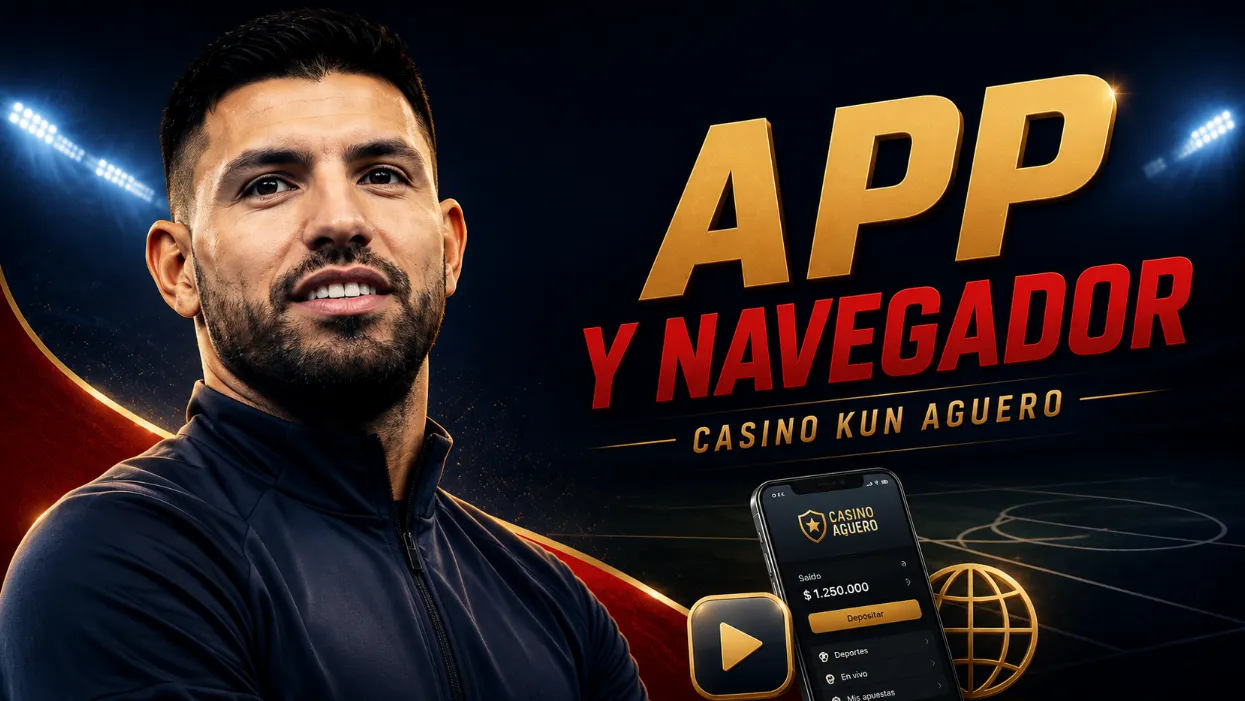 Casino Kun Aguero app para Android iPhone y navegador